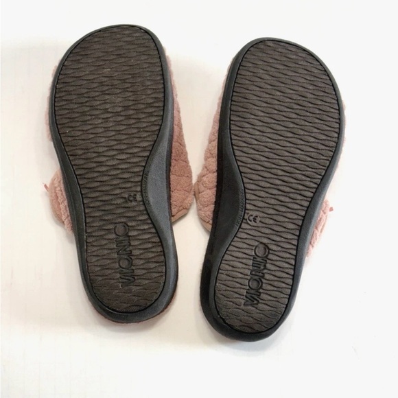 Vionic Adilyn 671 Womens Rose Quilted Orthotic Support Slippers Comfy Mules Sz 8 - Picture 12 of 13